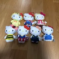 マクドナルドハッピーセット ハローキティ50周年 マスコット　7体セット