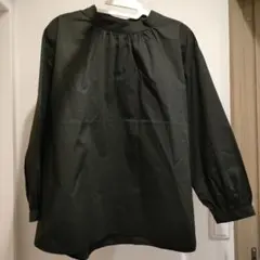 【お値下げ】ナノユニバース　黒ブラウス(ショッパー付)