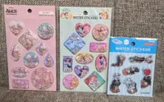 新品未開封☆ウォーターシール3種セット(ピングー オイスター プリンセス)