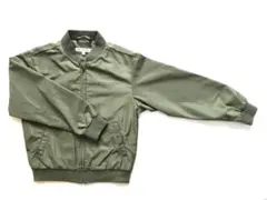 グローバルワーク ジップアップジャケット カーキ キッズ 140cm