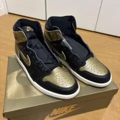 NIKE Air Jordan 1 Retro ブラック/ゴールド 新品