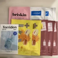ナンバーズイン3番5番 トリデン Briskin 韓国シートマスク7枚＋おまけのサムネイル