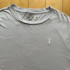 美品　ポロ ラルフローレン ライトブルーTシャツXL 150 160