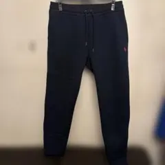Ralph Lauren ダブルニットパンツ　ネイビー　裏起毛　冬用