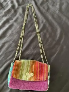 Think Bee シンクビーマルチカラーストライプ バッグ