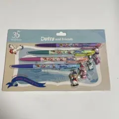 【新品】ダッフィー&フレンズ ボールペン 4本 ディズニー 35周年