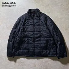 Calvin Kleinキルティングジャケット古着ブラック中綿CBOY当時物レア