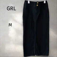グレイル＊ロングスカート 【M】ブラック タイトスカート シンプル ハイウエスト