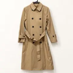 無印良品 MUJI トレンチコート M ベージュ ベルト付き 裏地あり