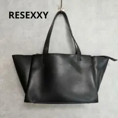 ★RESEXXY フェイクレザー トートバッグ ブラックのサムネイル