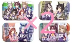 ウマ娘5周年！ファミマオリジナル缶バッジ全4種2セット