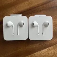 新品 Apple純正 Lightningイヤホン 2個 ／ライトニング フォン