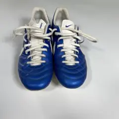 27cm Nike Tiempos サッカーシューズ 青/白
