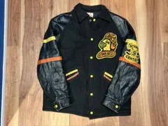 ヴィンテージ　70年代　OTTAWA WEST スタジャン 黒 レザー　ブラック