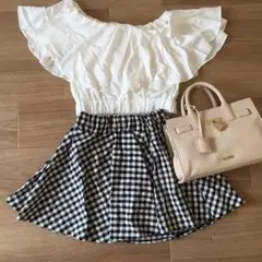 evelyn*ギンガムチェックスカート