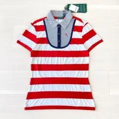 シェルボ レディース 半袖ポロシャツ 未使用 タグ付き 44 L相当 ゴルフ