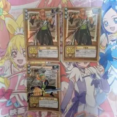 ワンピースカードゲーム　旧カード　ゾロ　3枚セット　キラ