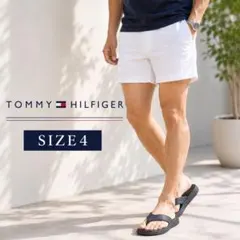 トミーヒルフィガー TOMMY HILFIGER 白　ショートパンツ 4 美品