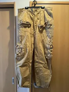 ベージュ カーゴパンツ ギミックパンツ Y2K カーハート系 ワーク系