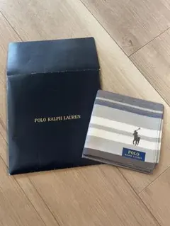 Polo Ralph Lauren ストライプ ハンカチ　袋付き