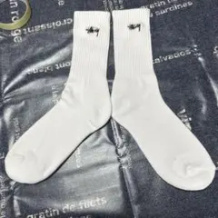 【STUSSY】ストゥーシー ソックス 靴下 ロゴ入り　25-28cm 初期不良のサムネイル