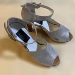 LANVIN COLLECTION パンプス サンダル シルバー 23cm