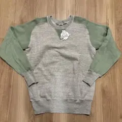 JG-CS20 FREEDOM SWEATS グレー/グリーン スウェットのサムネイル