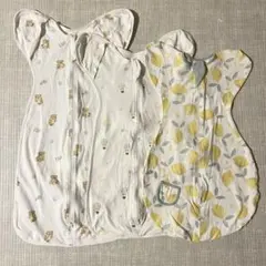 スワドル３枚セット　コペルタ　MarineBlue