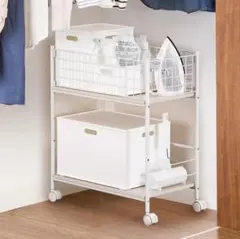 ニトリ　収納ラックキャスター付きワゴン マルチラック　リモブ2 奥行54cm