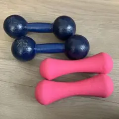 自宅筋トレ5kg×2、3kg×2ダンベル セット