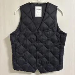 TAION タイオン シティ シングルスナップボタン ダウンジレ XL ブラック