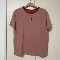 ハニーズ ディズニー ミニー Tシャツ ピンク ワンポイント
