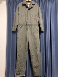 Dickies ディッキーズ つなぎ カバーオール L-REGオリーブグリーンのサムネイル
