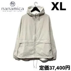 新品 ナナミカ フーデッド デッキジャケット HB グレーベージュ XL 