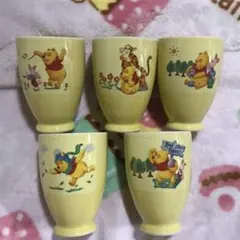 くまのプーさん　フリーカップ5個セット