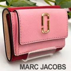 MARC JACOBS 三つ折り財布 ピンク/レッド マークジェイコブス良品のサムネイル