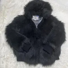 ⭐️美品⭐️DIESEL ブラックファージャケット フェイクファー DIESEL(ディーゼル) アウター・ジャケット