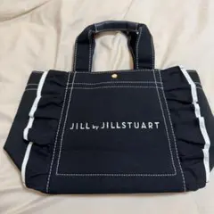 JILL by JILLSTUART フリルトートバッグ ブラック 小