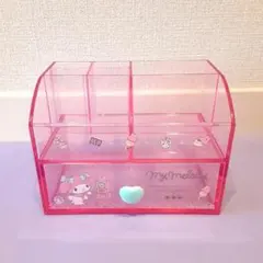マイメロディ　コスメ　ケース　小物入れ　チェスト　ピンク