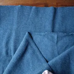 スパンテレコ40 デニム風リブ生地　43w×22 　43w×34　3