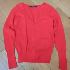 Zara Knit 赤 カーディガン Sサイズ　ZARA　ザラ