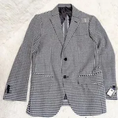 未使用品　マリクレール　オム　テーラードジャケット　チェック　格子柄