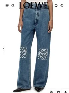 未使用同様❣️ロエベアナグラムデニム❣️38可愛い❣️ 未使用同様❣️ロエベアナグラムデニム❣️38可愛い❣️ 未使用同様