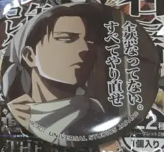 進撃の巨人 エルヴィン 缶バッジ 中当たり ジョイポリス 4弾 後半 進撃の巨人 リヴァイ 缶バッジ 中当たり ジョイポリス 4弾 - メルカリ