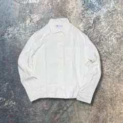 ZARA ザラ テクスチャーシャツジャケット 白 Mサイズ 短丈