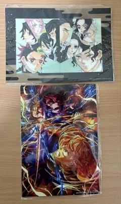 「鬼滅の刃」無限城編 第1章 映画入場者特典　イラスト　アートボード　2枚セット
