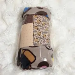 【新品】ハローキティ　キティ　フランネルボア　ブランケット　日焼けキティ　茶色