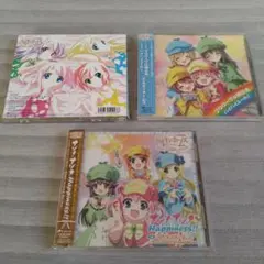 アニメ「ミルキーホームズ２」OP＆ED 3枚組CD。特典のトレーディングカード付