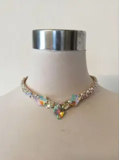 ゴールド✖️オーロラネックレス 社交ダンス☆ベリーダンス - メルカリ