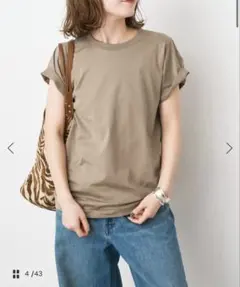 【Spick & Span】 汗染み防止ファインコットンTシャツのサムネイル
